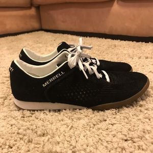 NWOT Merrell Size 10 Laser Cut Black Sneaker
